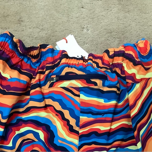 MERRELL Men’s NWT Swim Trunks Terrain Run Short XXL/TTG Color Rainbow Mountain - Picture 5 of 6